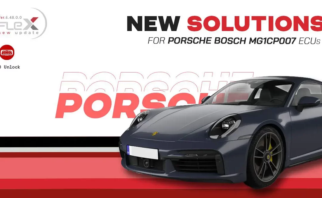 Porsche Bosch MG1CP007 için OBD Kilit Açma